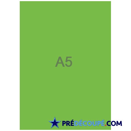 Blank A5 sheets - mint green