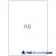 Blank A6 sheets - white