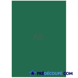 Blank A5 sheets - fir green