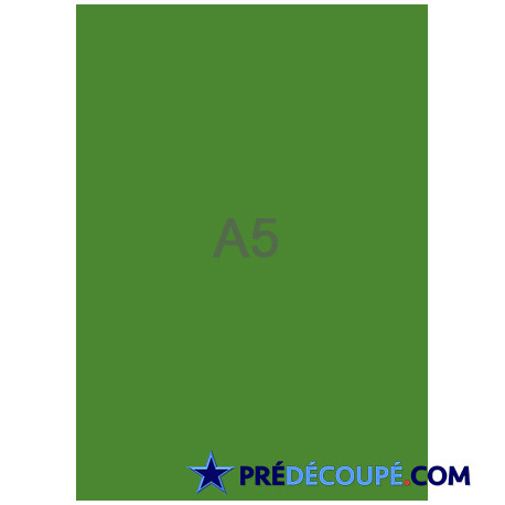 Blank A5 sheets - billiard green