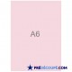 Feuilles A6 vierges Rose Pastel