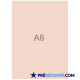 Blank A6 sheets - pastel salmon