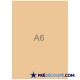 Blank A6 sheets - caramel