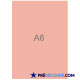 Blank A6 sheets - peach