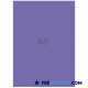 Blank A6 sheets - violet