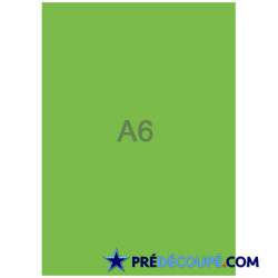 Blank A6 sheets - mint green