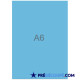 Blank A6 sheets - royal blue