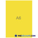 Blank A6 sheets - sun yellow