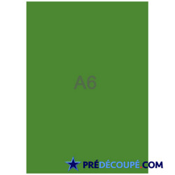 Blank A6 sheets - billiard green