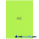 Blank A6 sheets - fluorescent green