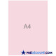 Blank A4 sheets - pastel pink