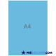 Blank A4 sheets - royal blue