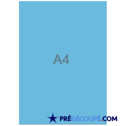 Blank A4 sheets - royal blue