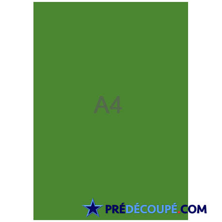 Blank A4 sheets - billiard green